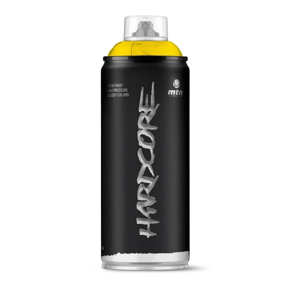 Tinta em spray Montana Colors MTN Hardcore RV1021 Amarelo Claro
