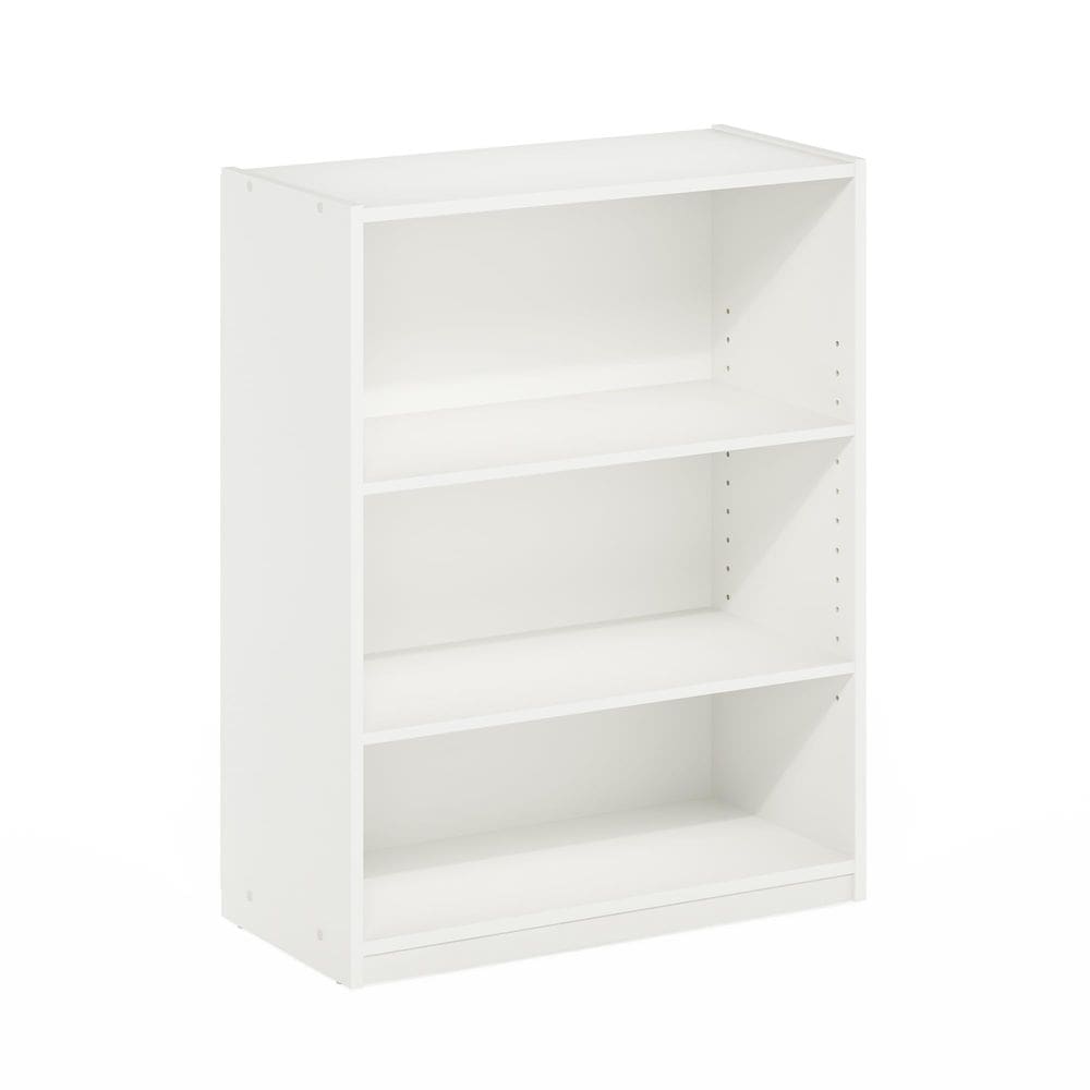 Estante de livros Furinno Gehry, estante de livros de 3 camadas, prateleiras ajustáveis