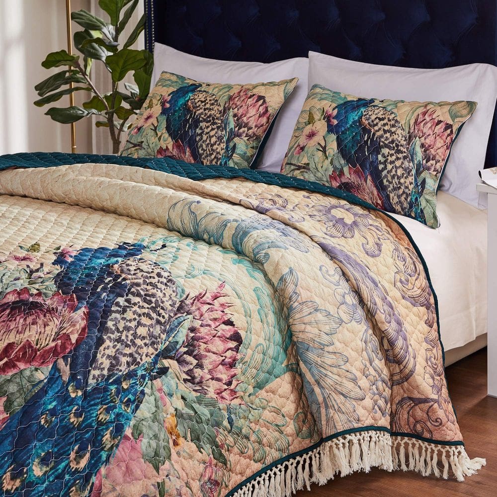 Conjunto de edredões Greenland Home Luxury Microfiber Full/Queen Eden