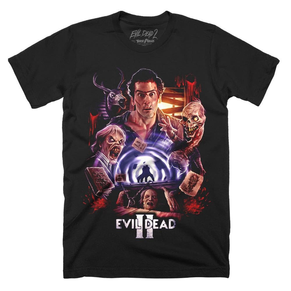 Camiseta ROCKINSTONE Evil Dead 2 Kiss Your Nerves Good-Bye