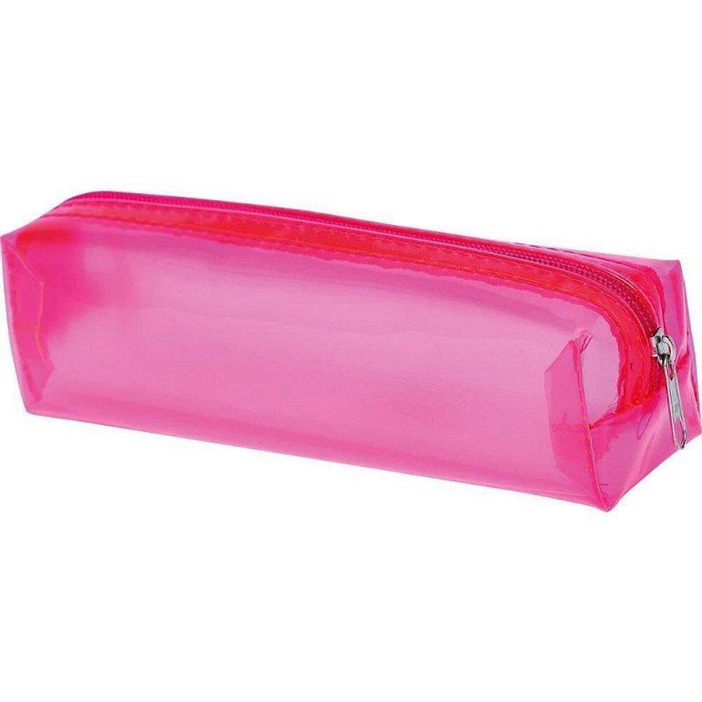 Estojo PVC Rosa Neon - Qualidade Excelente - Ref.