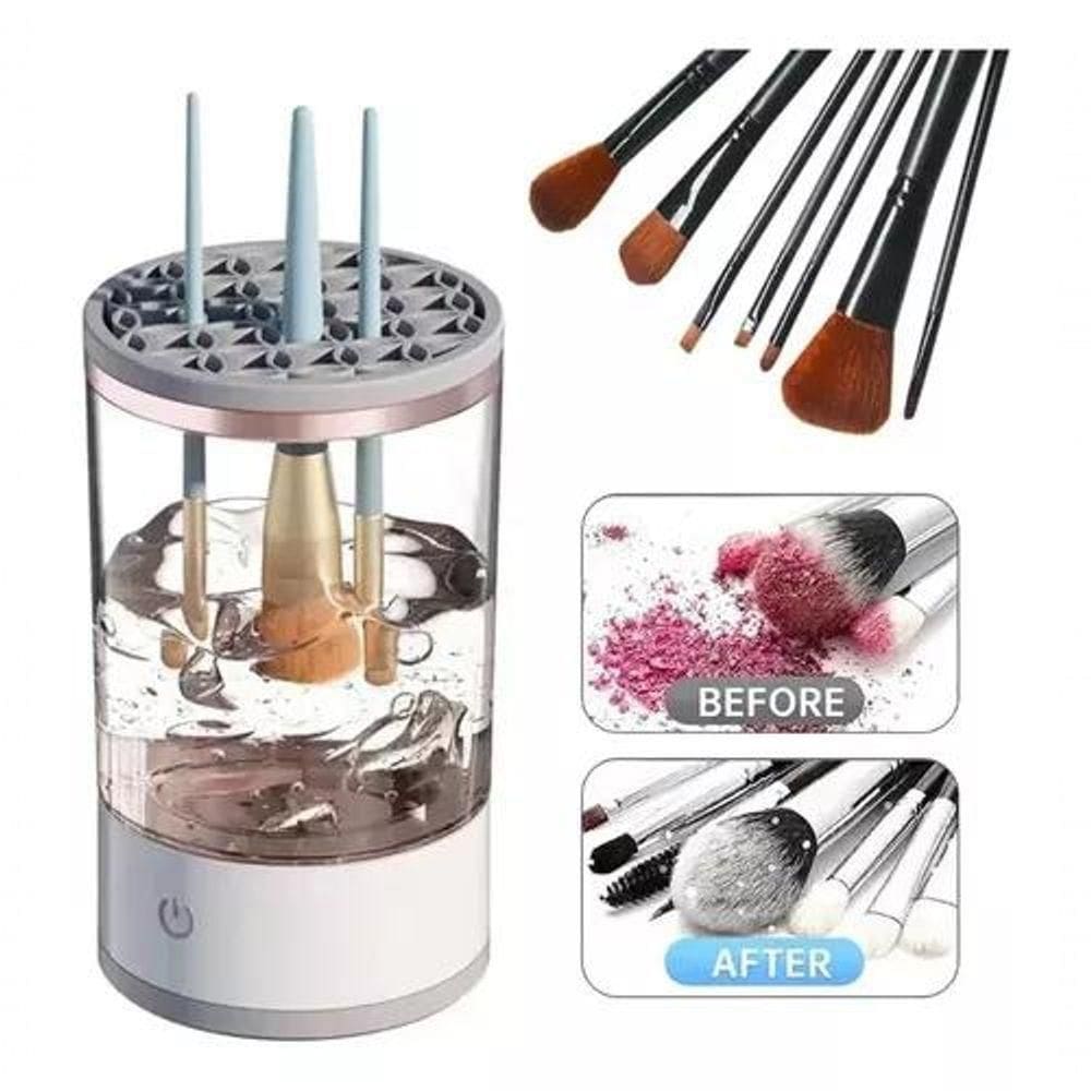 Limpador Pinceis Maquiagem Secador Automático Usb