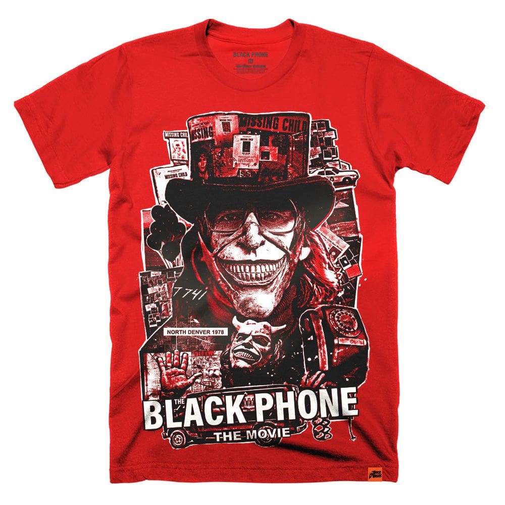 Camiseta ROCKINSTONE The Black Phone Gone Missing Halloween 2025