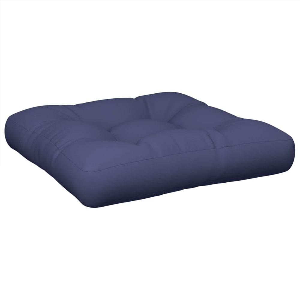 Sofá Pallet Cushion VidaXL Outdoor Patio Azul Marinho
