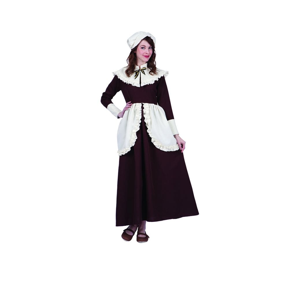 Fantasia RG Costumes Colonial Lady Abigail Brown/Cream - S