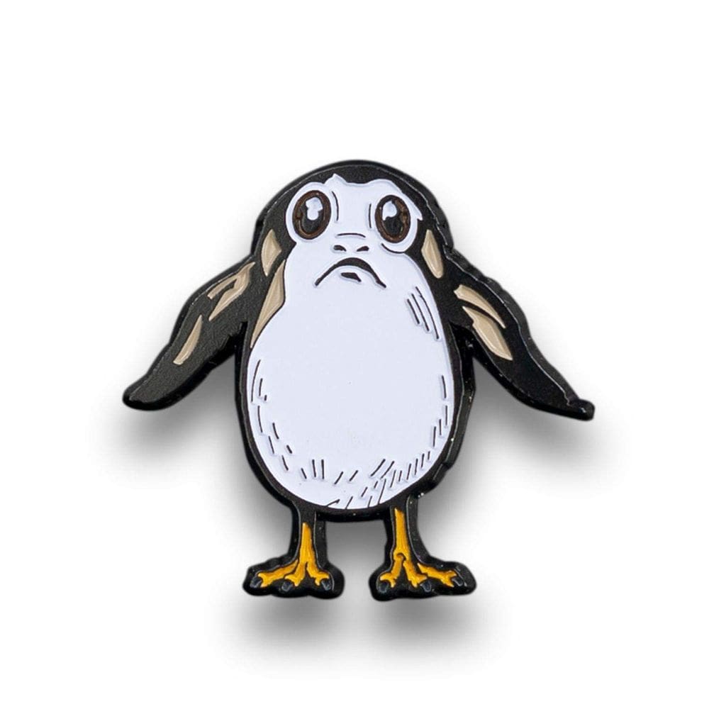 Pin colecionável STAR WARS The Last Jedi Porg com 2 cm de diâmetro