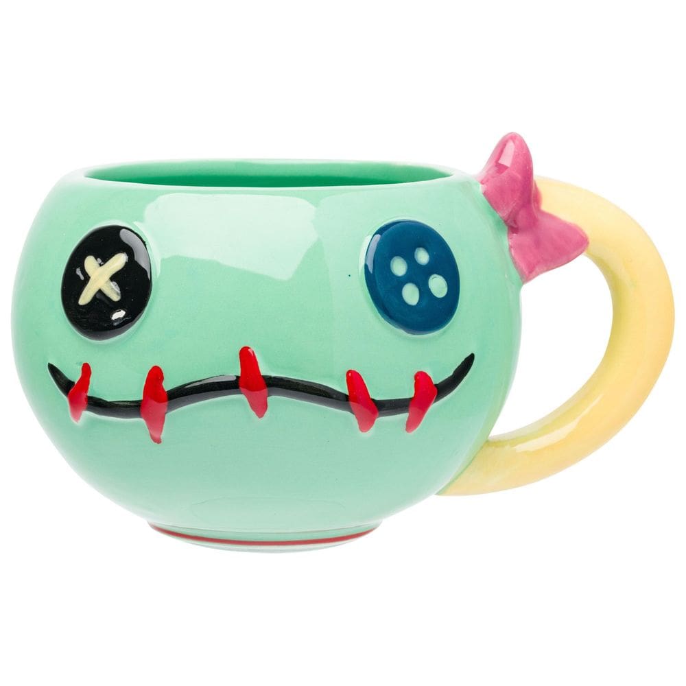 Caneca Silver Buffalo Lilo and Stitch Scrump Ceramic 620ml