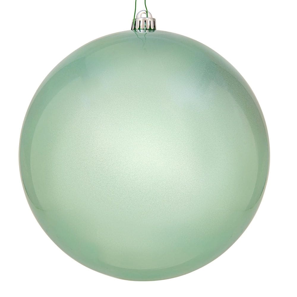Enfeite suspenso Vickerman 25 cm Frosty Mint Candy Ball