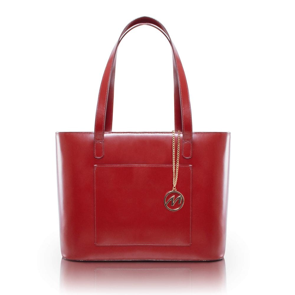 Bolsa McKlein CRISTINA, bolsa de couro para laptop para mulheres