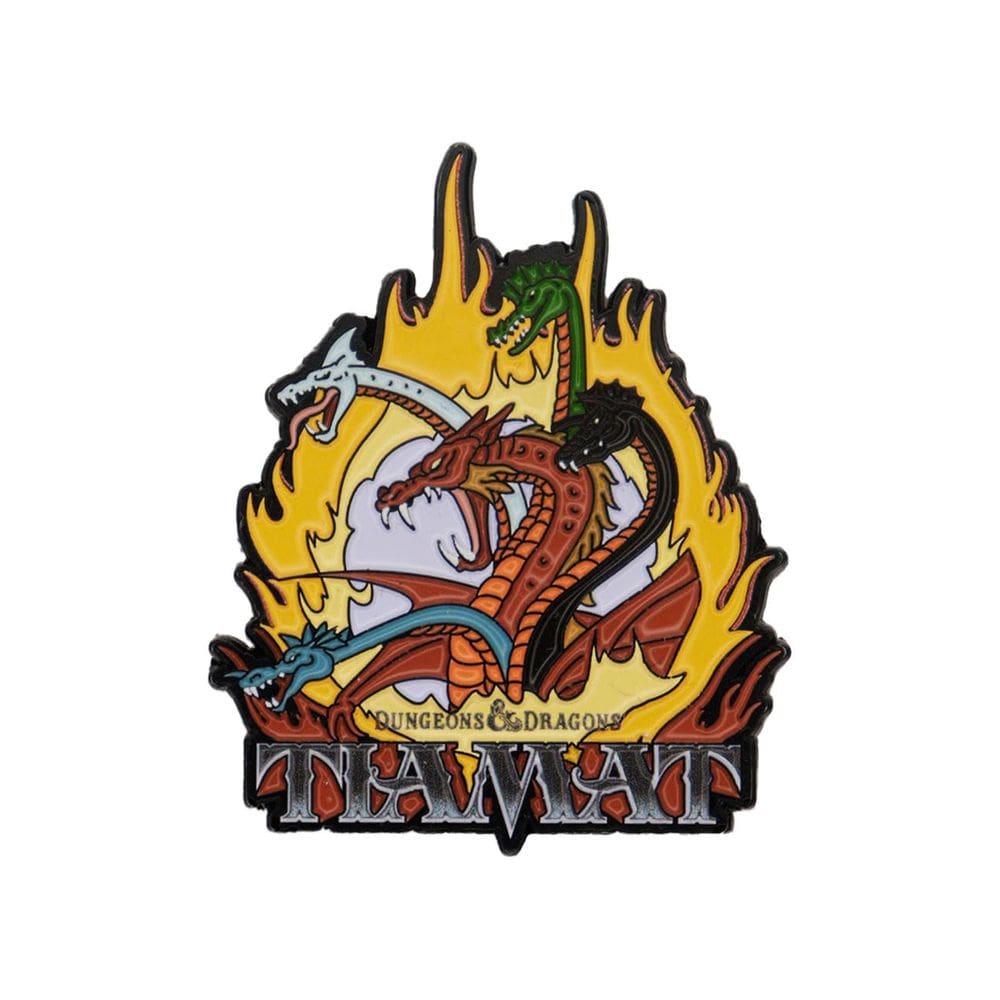Pin Badge Fanattik Dungeons & Dragons Tiamat 40º aniversário