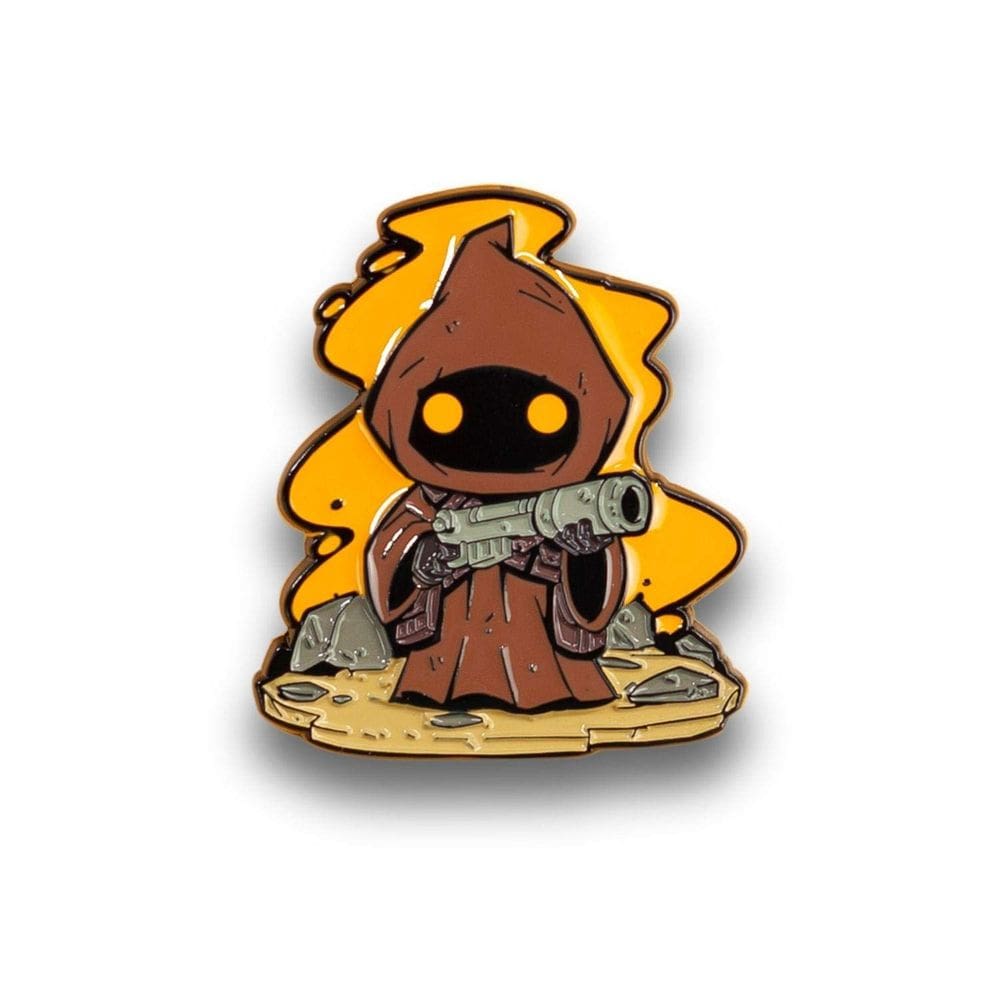 Alfinete colecionável STAR WARS Jawa com design oficial de Derek Laufman