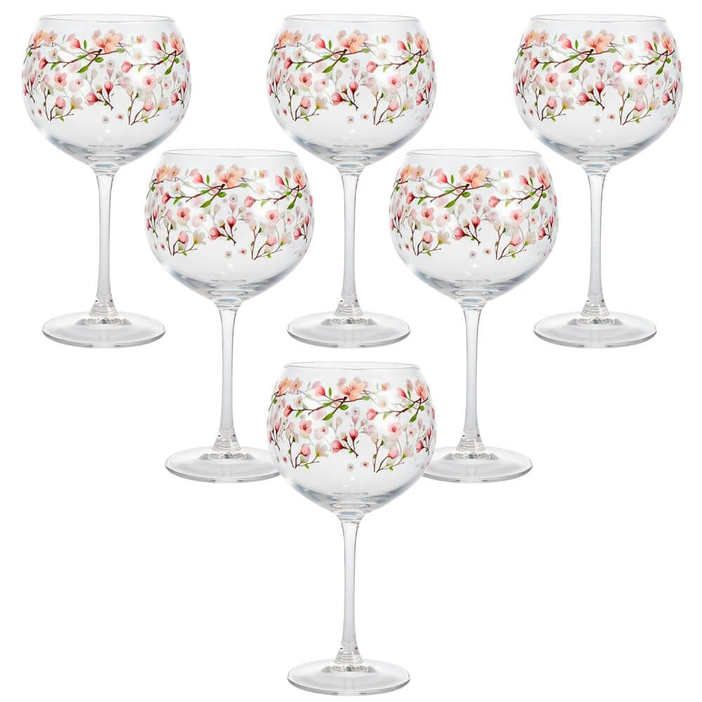 Jogo de Taças de Gin Blow Cerejeira 630ml 6 peças - Hauskraft