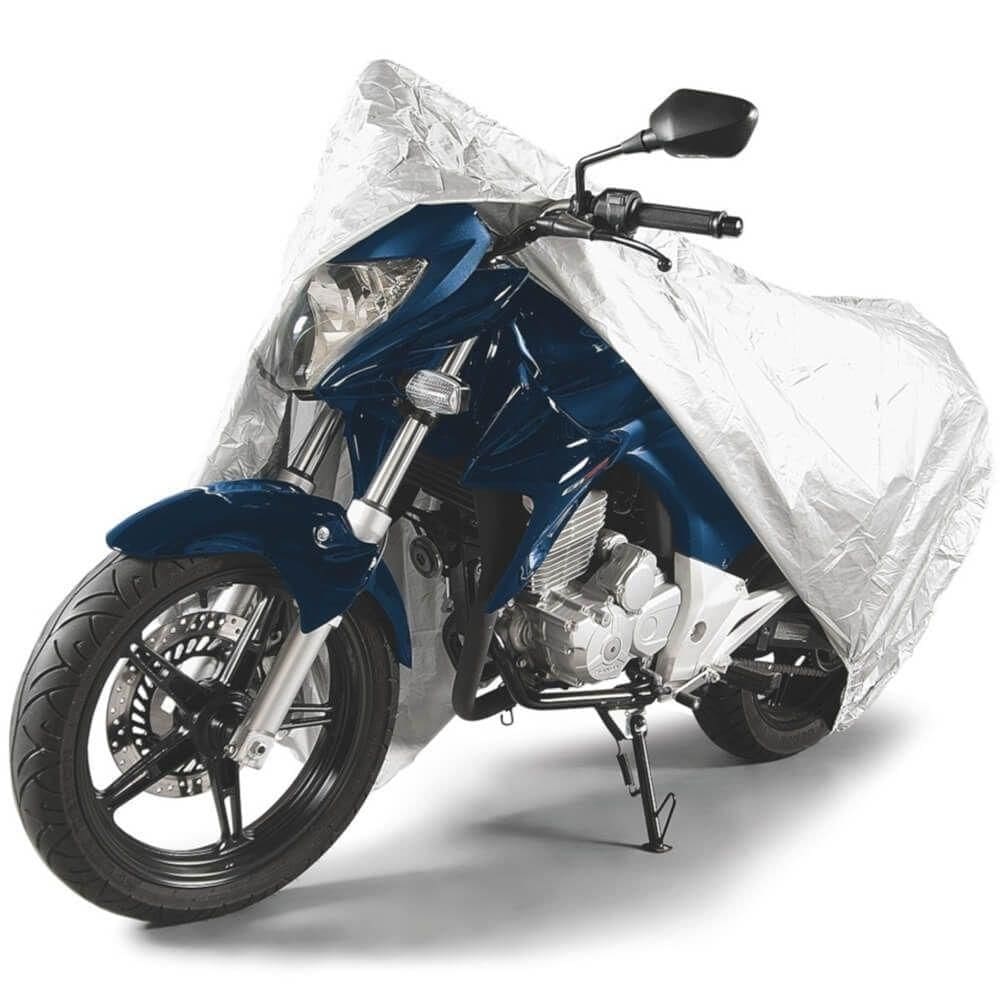 Capa Protetora Para Moto Tamanho P - 43782001 - Tramontina Capa Impermeável Para Moto Tamanho P - 43782001 - Tramontina