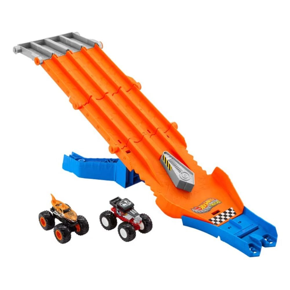 Hot Wheels Monster Trucks Pista Corrida da Destruição - Mattel