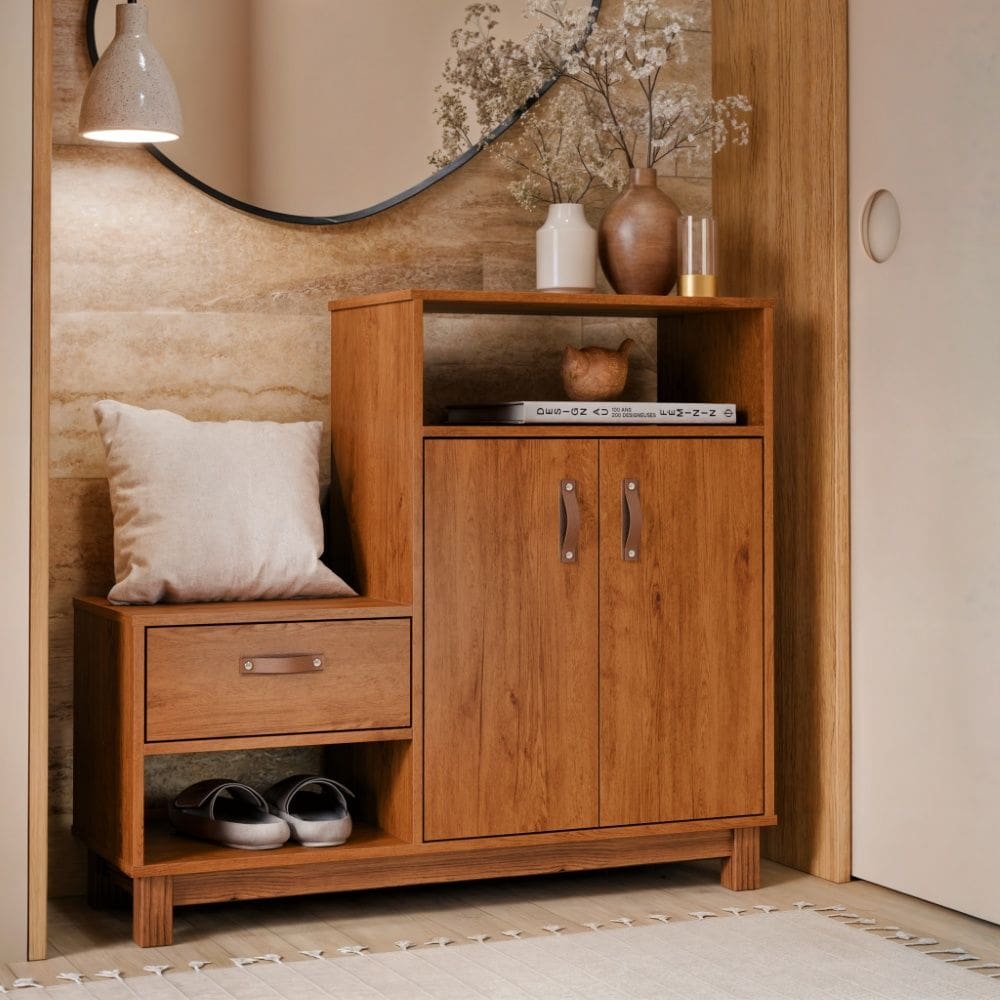 Cômoda Sapateira Organic Freijó EJ Móveis