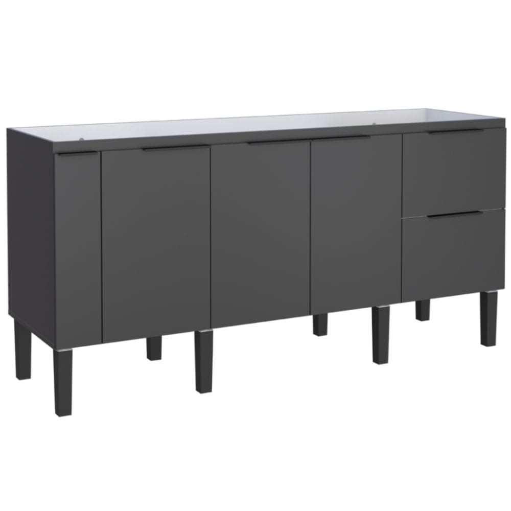 Gabinete em Madeira Cisne Preto para Pias de 1,80 Metro - P100391 - COZIMAX
