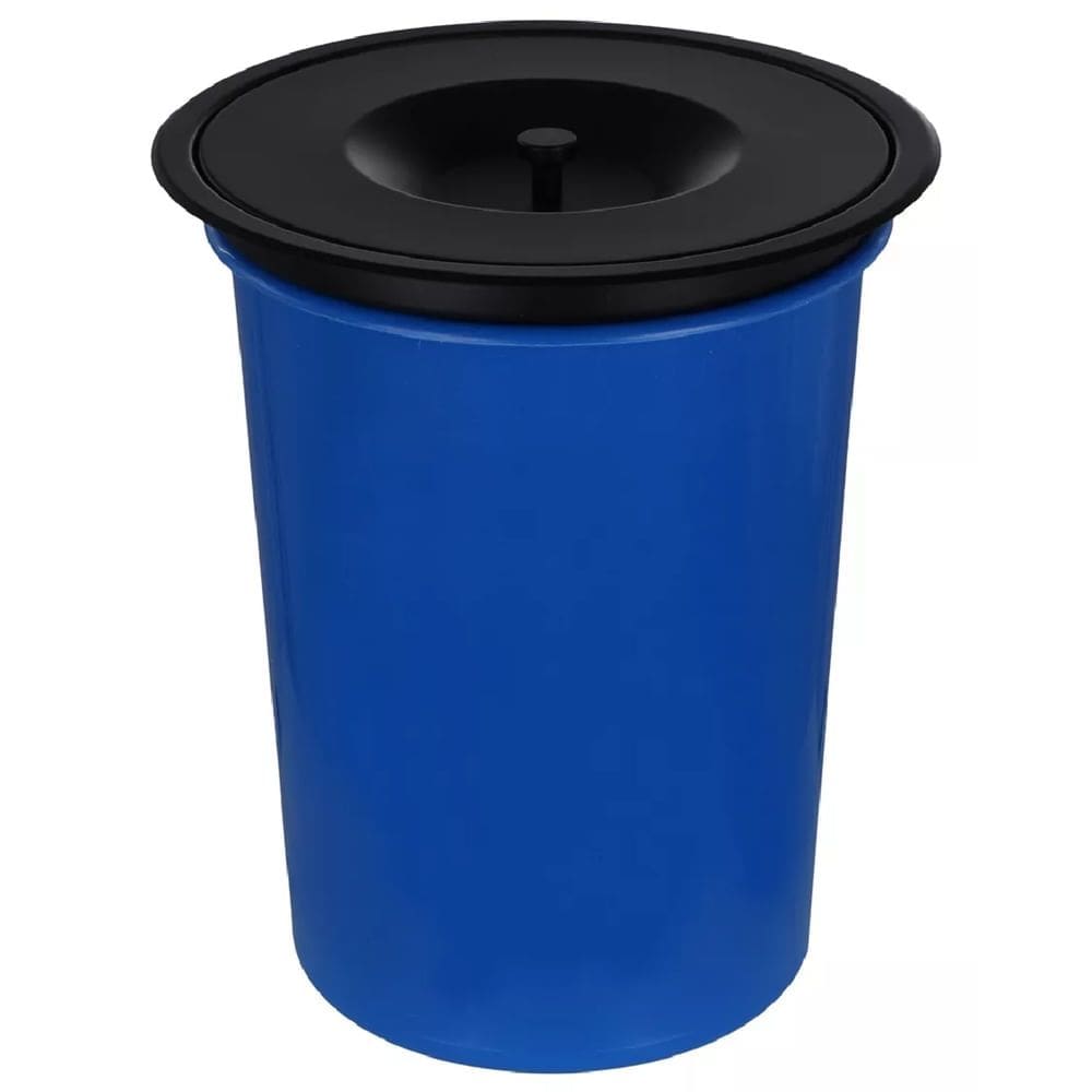 Lixeira de Aço Inox Redondo para Embutir na Bancada 8 Litros - LIX-004 - STILLUS HOME