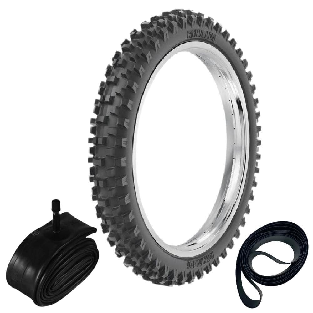 Kit Pneu Xre 300 Xr 250 90/90-21 54r He40 Rinaldi + Camara + Cinta