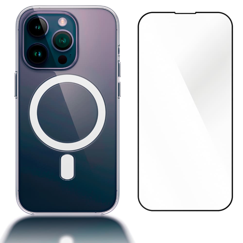 Capa Magnética Mag-Safe + Película i PH0NE 16 ao 11 Pro Max