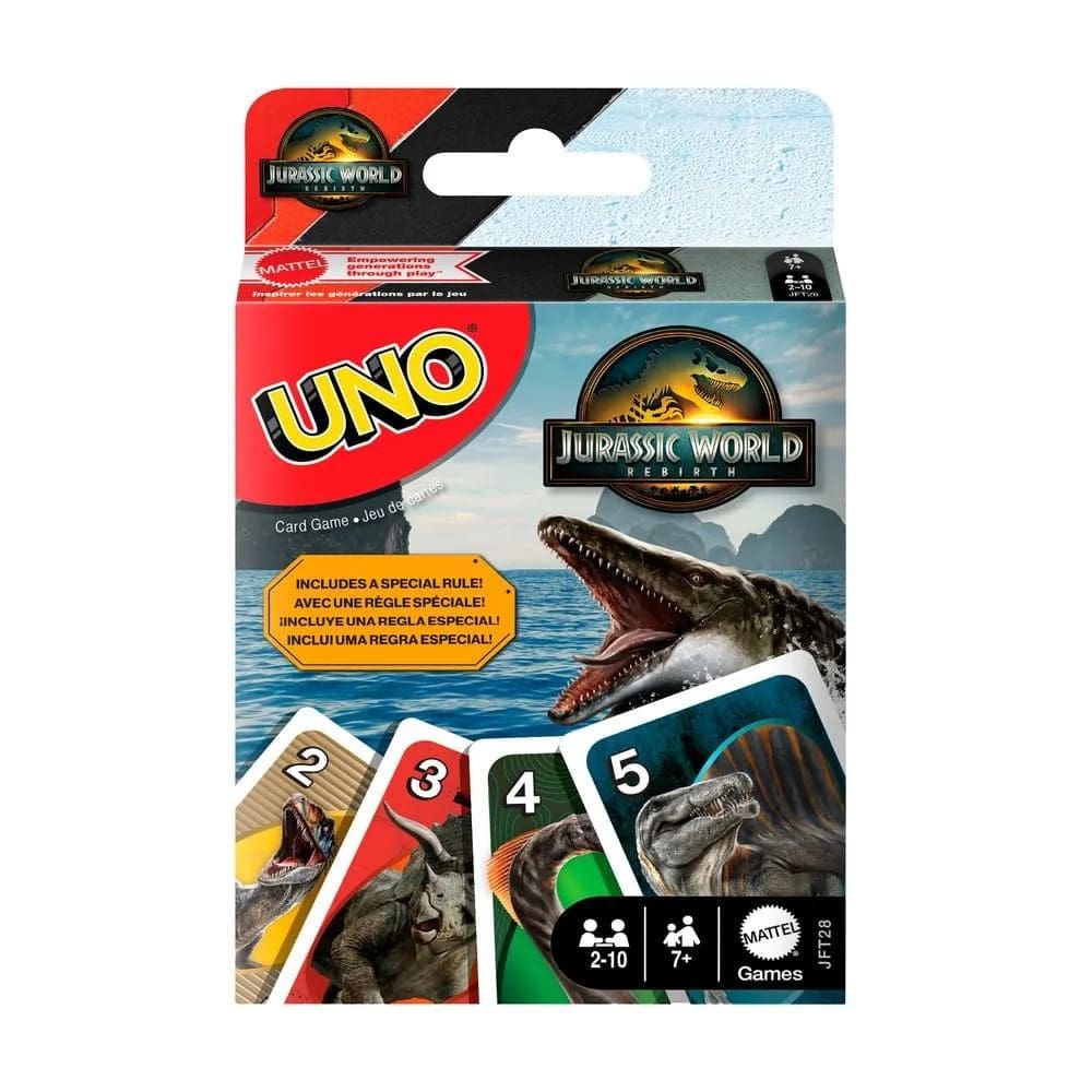 Jogo de Cartas - Jurassic World - UNO MATTEL