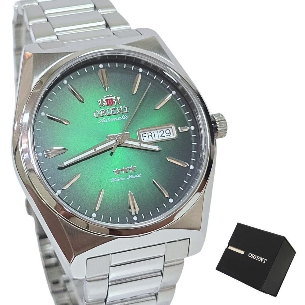 Relógio Orient Masculino Automático Prateado F49Ss013Nh E1Sx