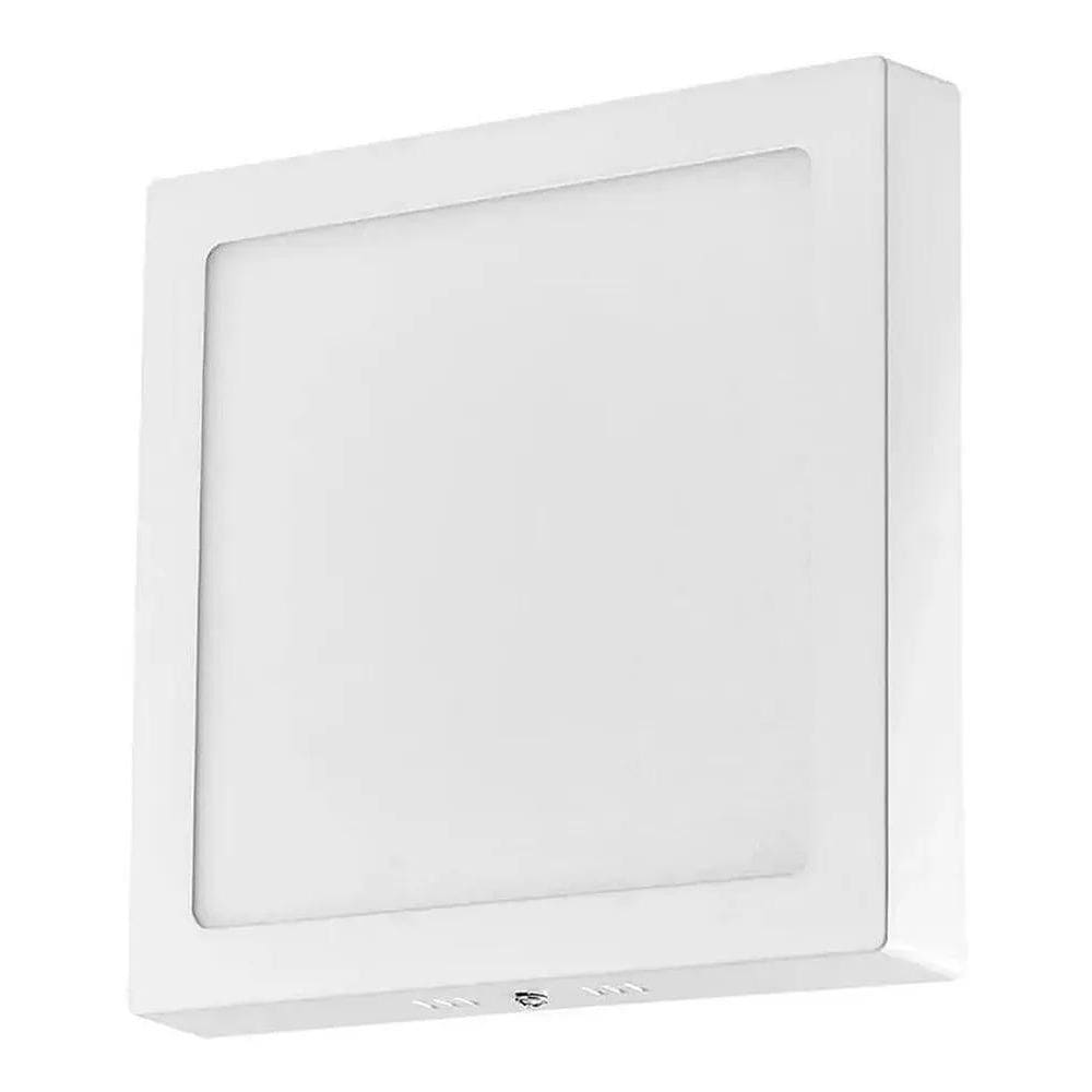 Painel Plafon Smart Quadrado Sobrepor Led 25W Branco Frio
