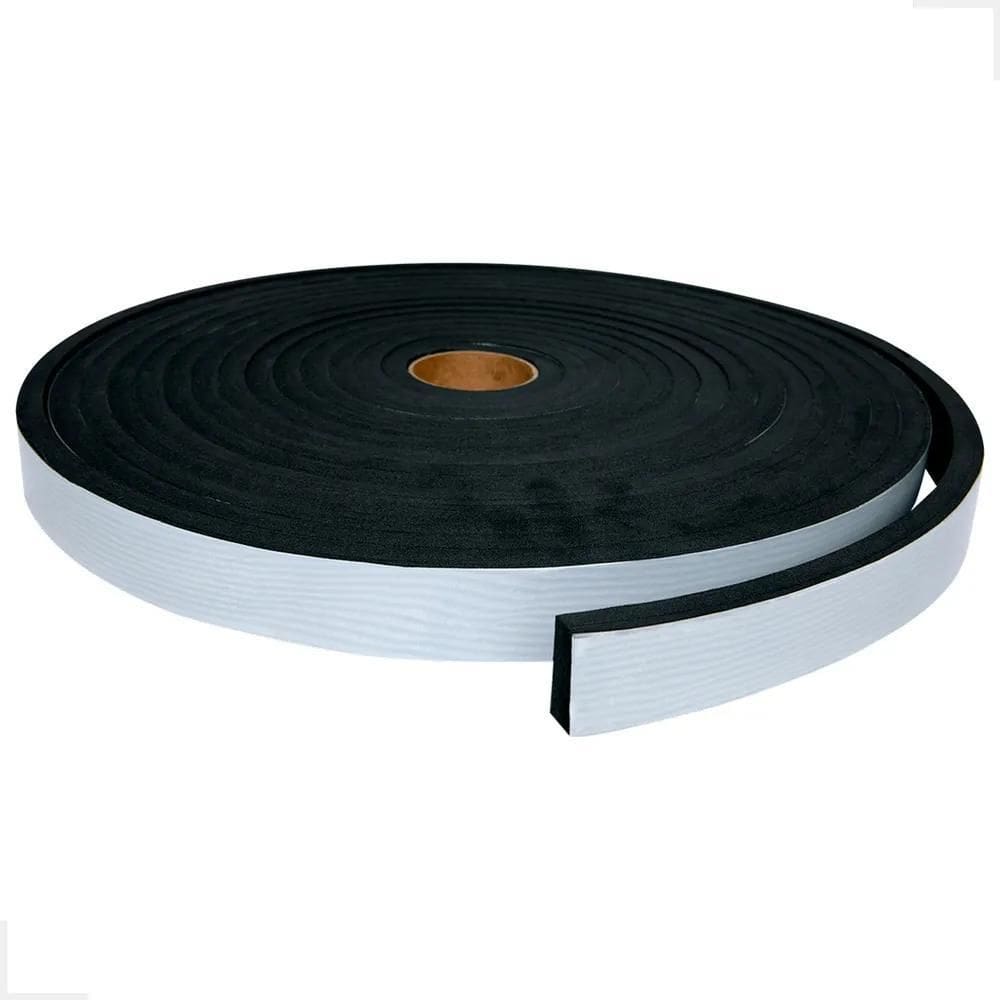 2X Fita De Eva Vedação Preto 10Mm X 30Mm X 10Mts Adesivo 1