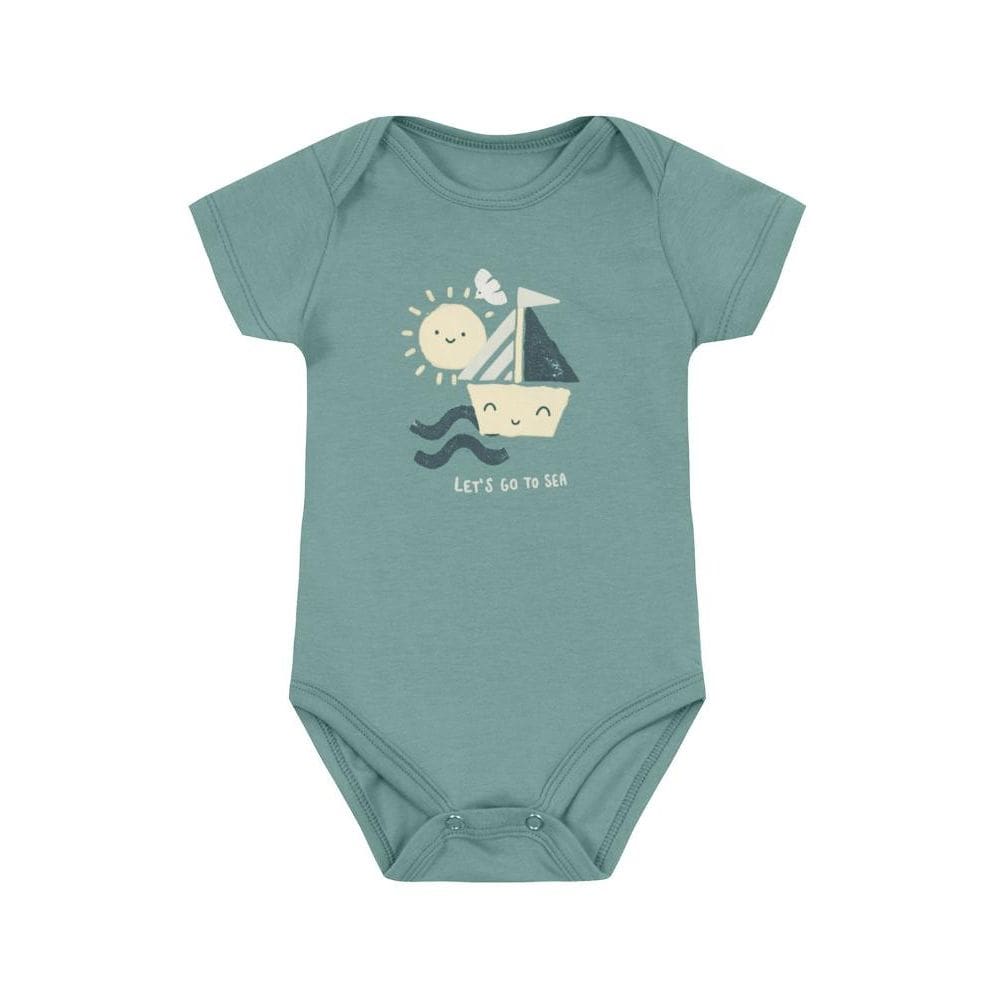 Body bebê menino de solzinho Brandili Baby