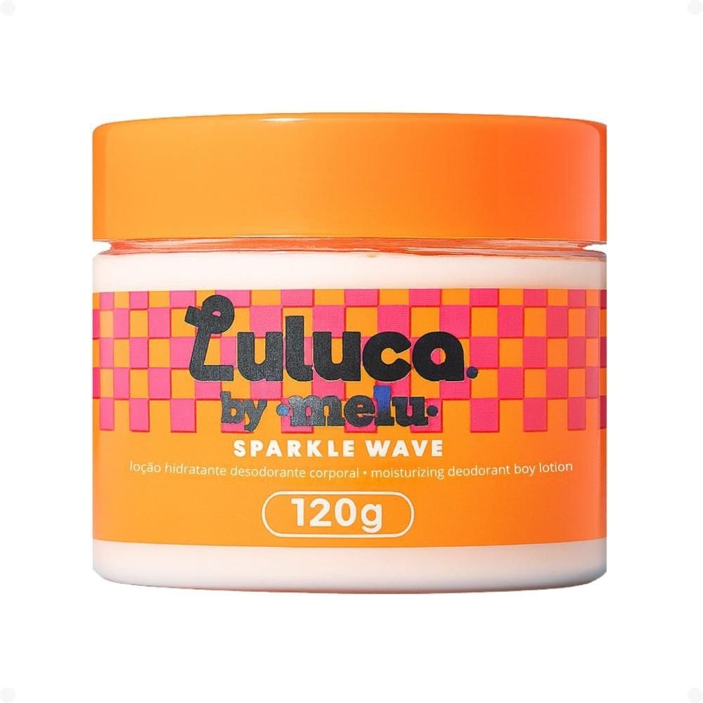 Loção Hidratante Corporal Luluca By Melu Sparkle Wave Brownie Bae 120g Rr-B5002-1
