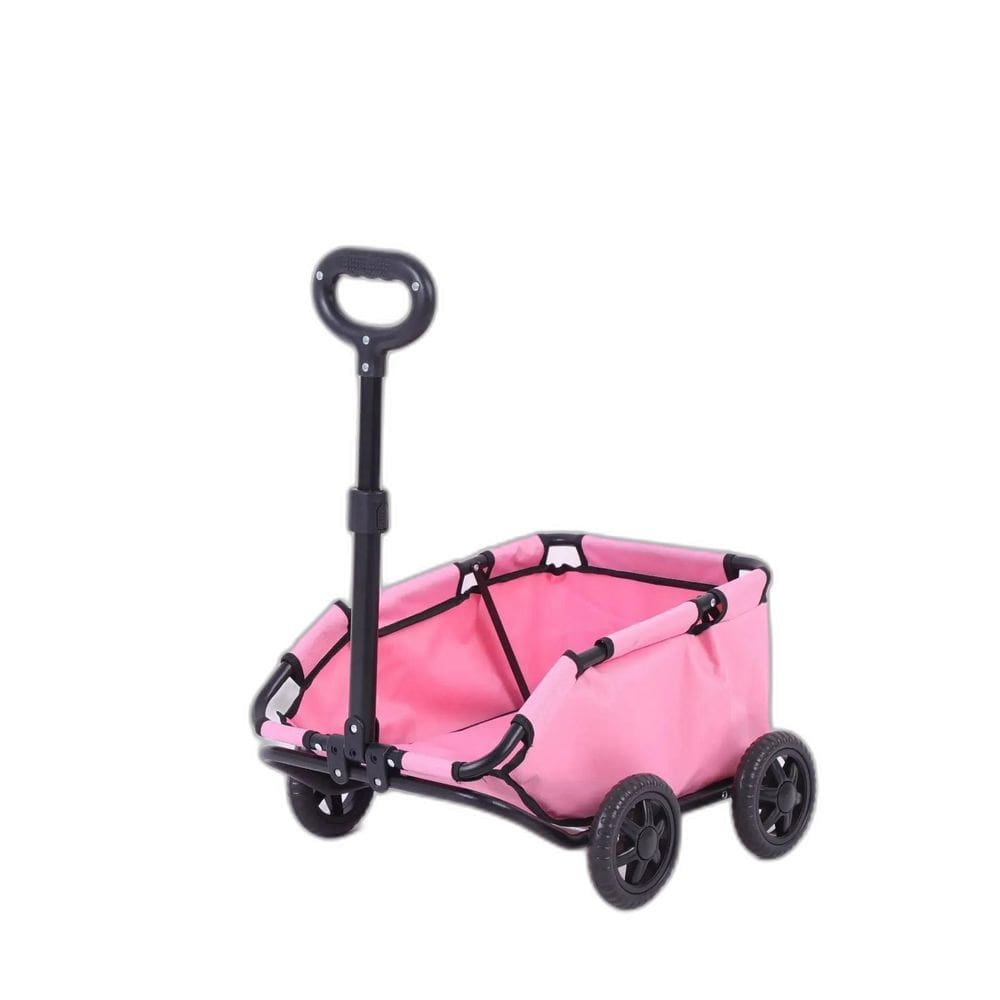 Carrinho Passeio Pet Cães Gatos Pequeno Porte Até 7Kg - Rosa