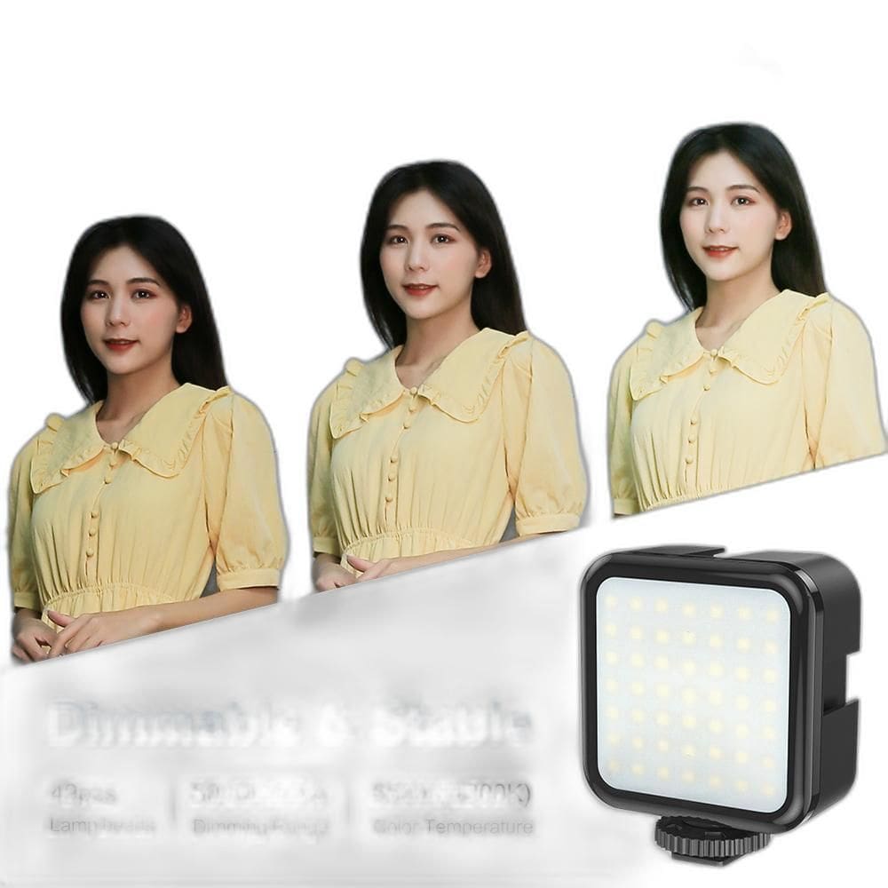 Estabilizador Imagem Suporte Celular Painel Luz Iluminador