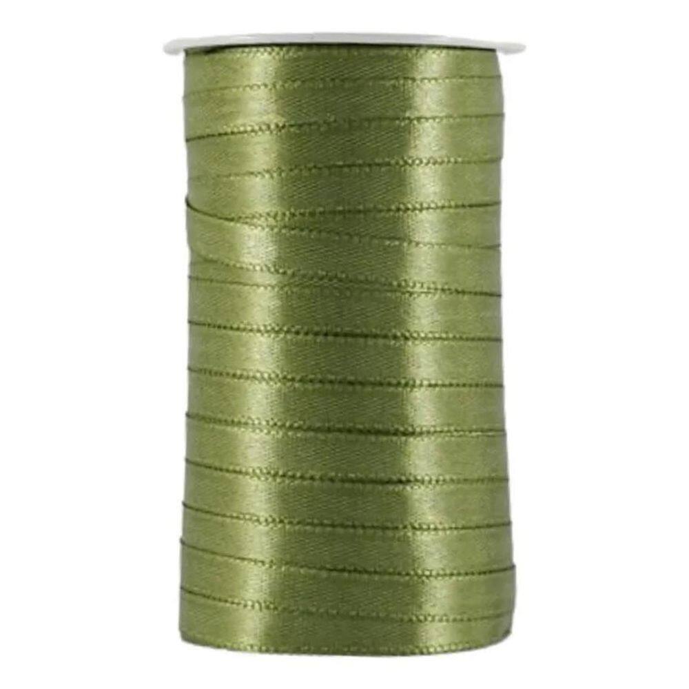 Fita De Cetim Trader 7Mm - Nº01 C/100 Metros Cor 055 Verde M