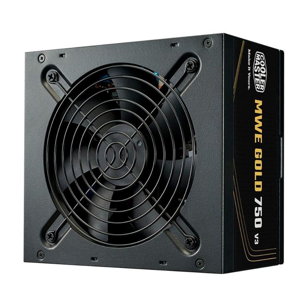 Fonte 750W Cooler Master - PFC Ativo - 80 PLUS® Gold - ATX 3.1 - MPE-7506-ACAG-BBR