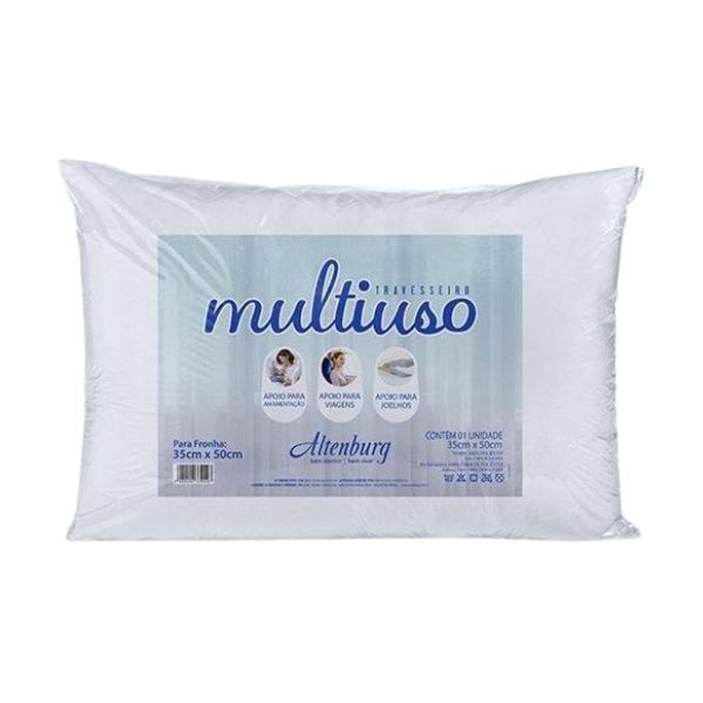 Travesseiro Altenburg Multiuso - Branco 35x50cm