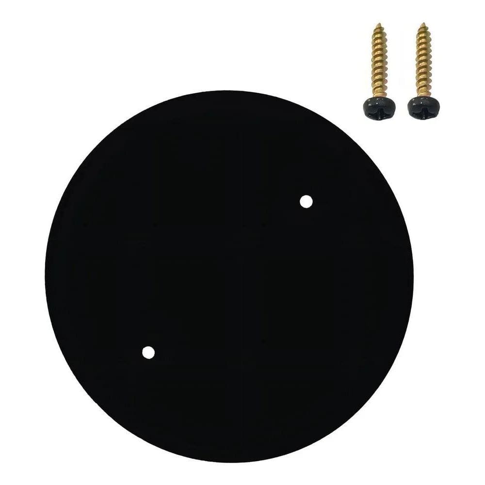 2X Kit 2X Light Acabamentos Tampa Cega Redonda Rente Caixa