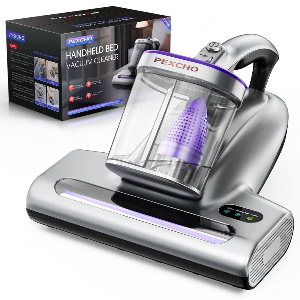 Aspirador portátil PEXCHO para cama branca