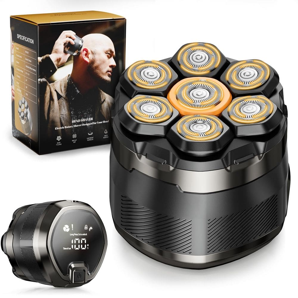 Barbeador elétrico NIWUIO 7D Floating Head Waterproof