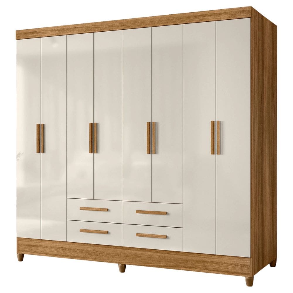 Guarda Roupas Casal 8 Portas 4 Gavetas Montana