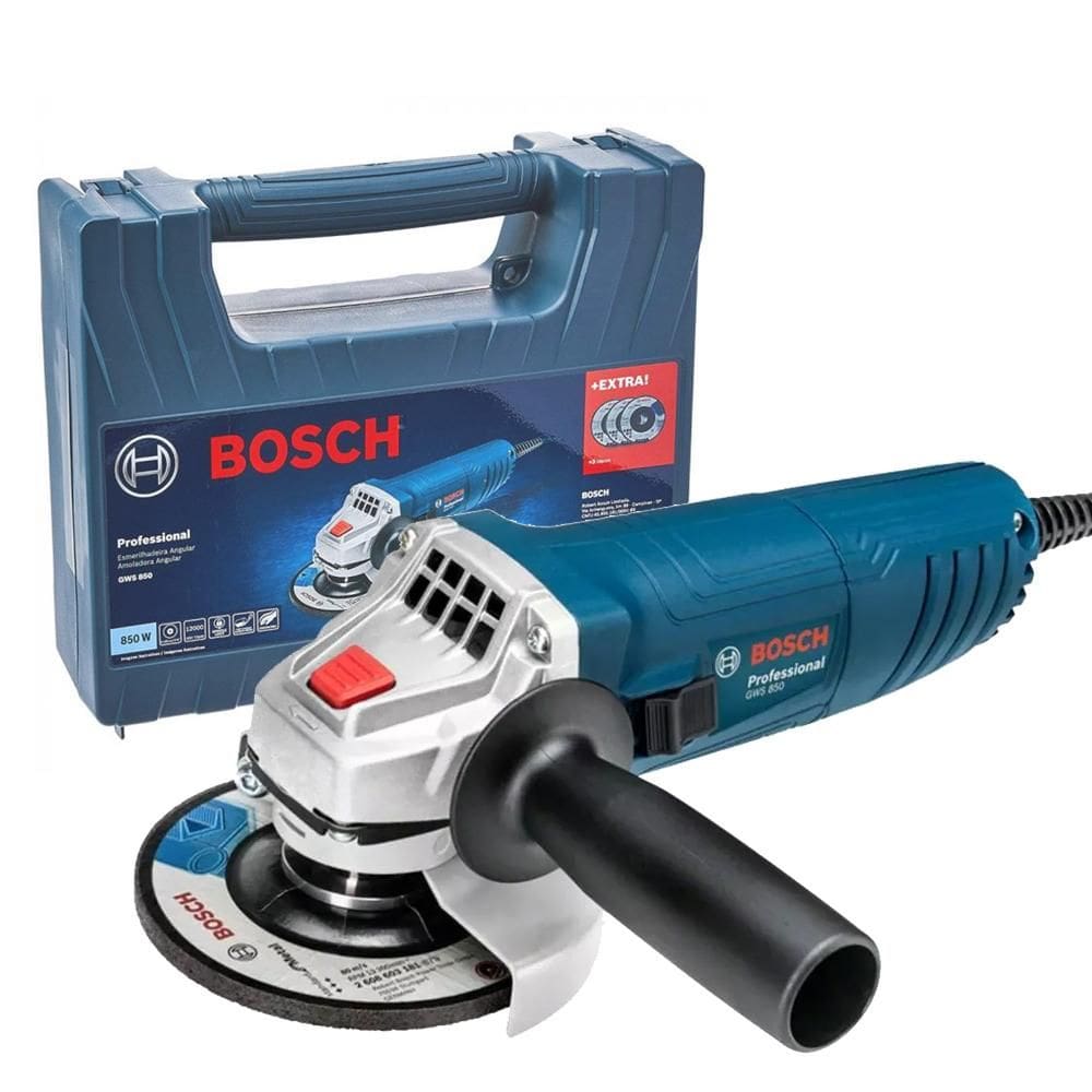 Esmerilhadeira Com Maleta Bosch 4 1/2 Gws 850 220v