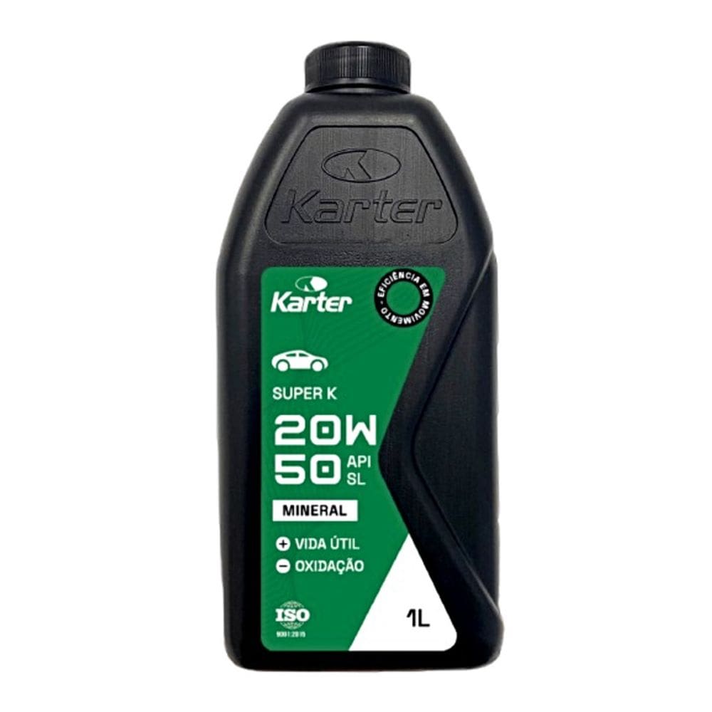 Oleo Motor Karter 20W50 Api Sl Mineral 1 Litro