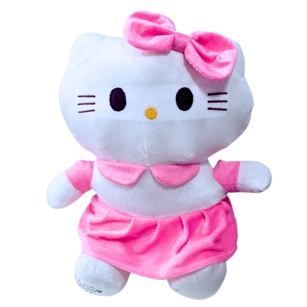 Hello Kitty Pelúcia 40cm | Boneca Grande, Fofa e Macia | Hello Kity KT Cat com Laço Gata Gatinha Rosa - PANAMI