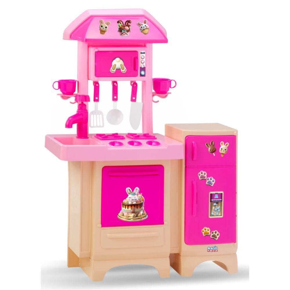 Cozinha Infantil Completa Lily c/ Acessórios 8069 Magic Toys