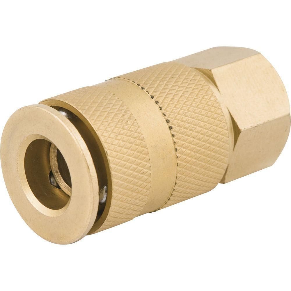 Engate Rápido Fêmea 1-4” Npt Latão Esfera Vonder