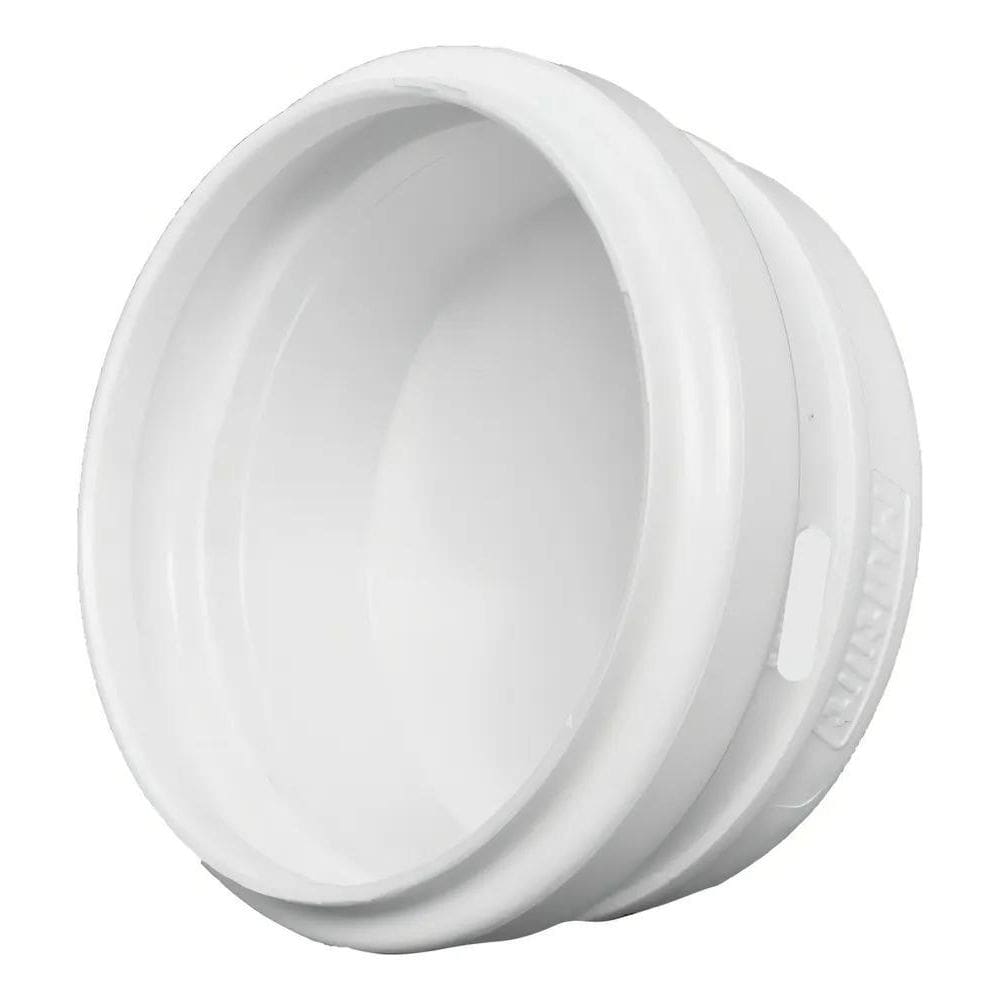 2X Cap Tampão Branco Esgoto Pvc Dn150 150Mm