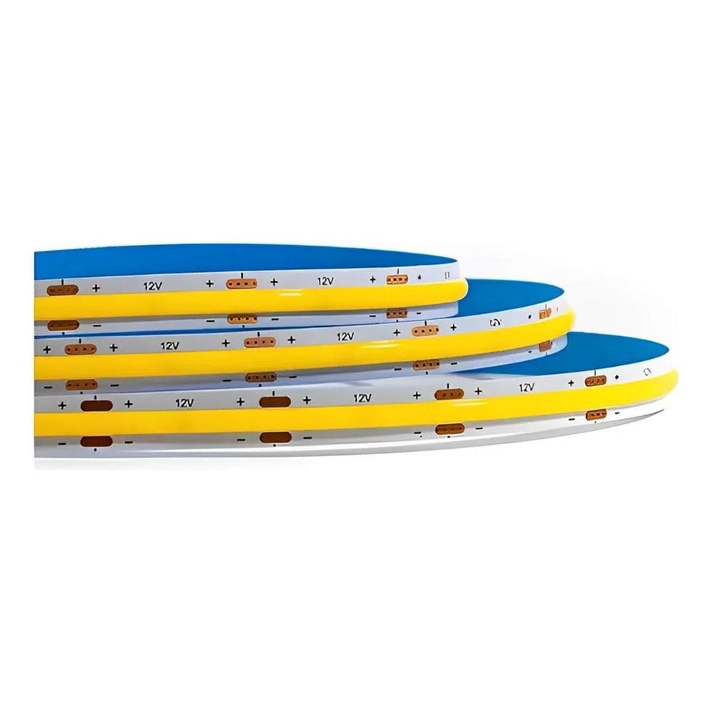 2X Fita De Led Cob 20W/M 480 Leds Rolo 5 Metros Luz Branco