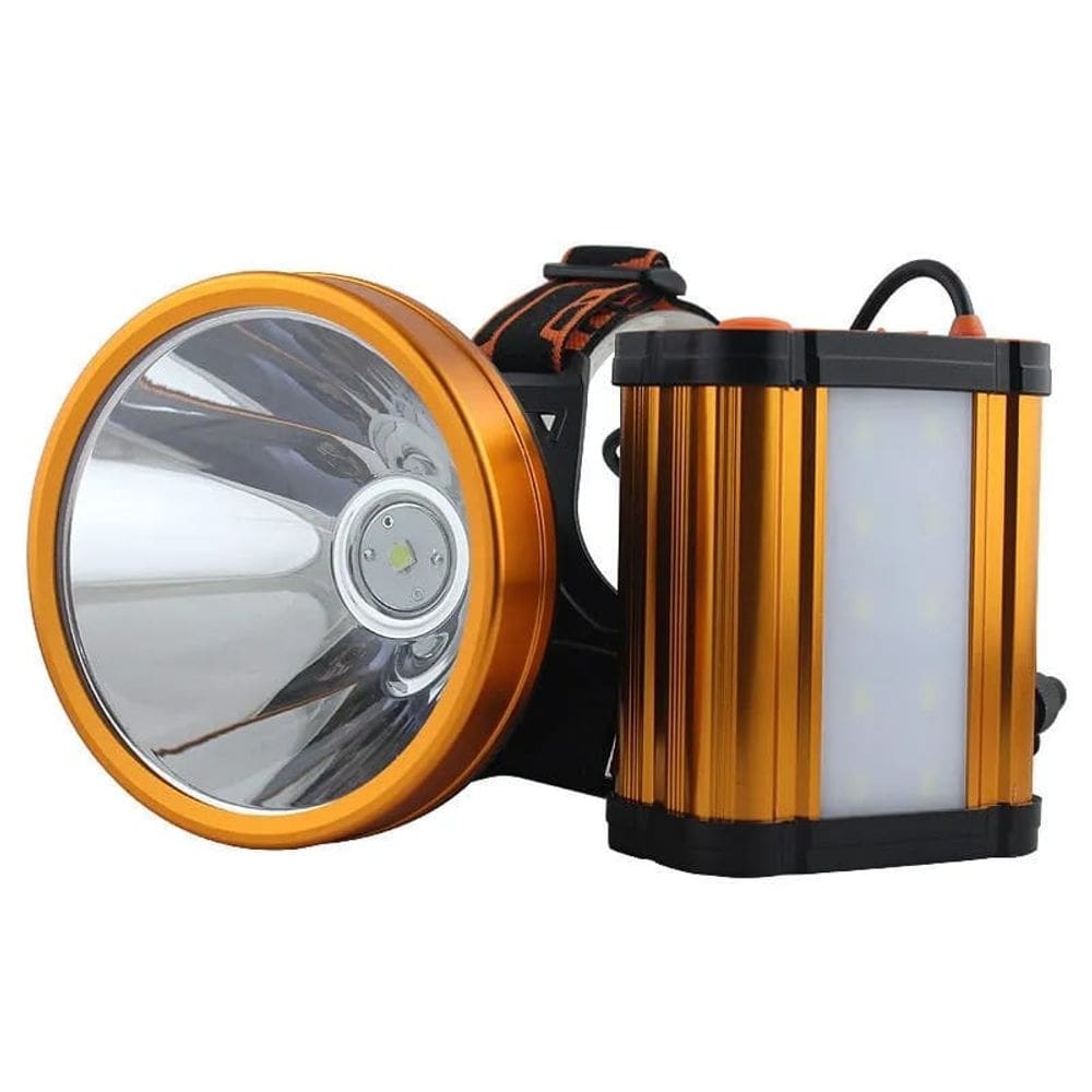 Lâmpada de acampamento LED Real Hunting Mining 1200W de longo alcance