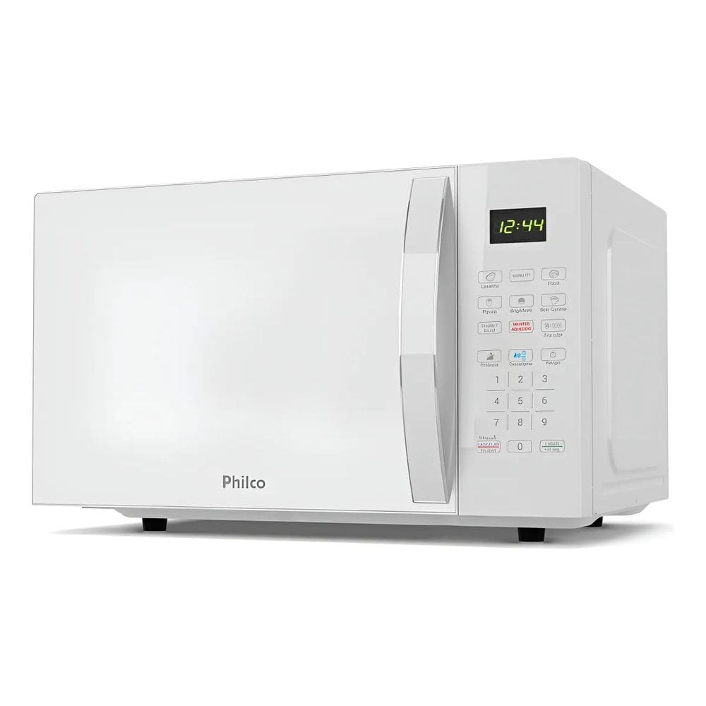 Microondas Philco PMO30B 28L 1100W Com Função Descongelar Rápido, Trava de Segurança e Display Digital