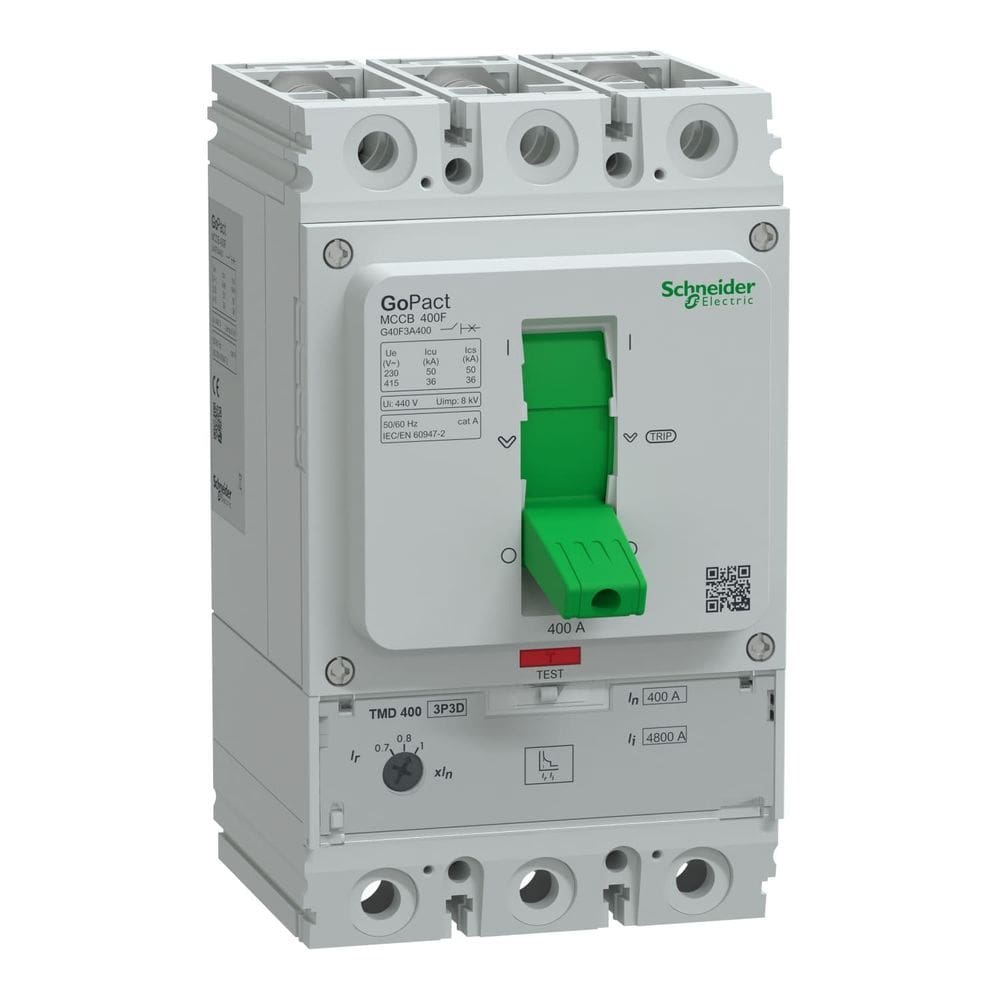 Disjuntor Caixa Moldada 3P 400A G40F3A400 / Gopact Schneider