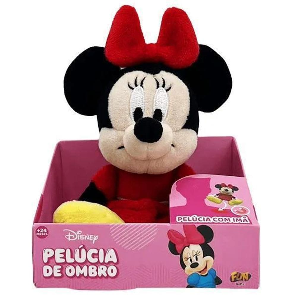 Pelucia De Ombro 10Cm Disney Minnie Fun