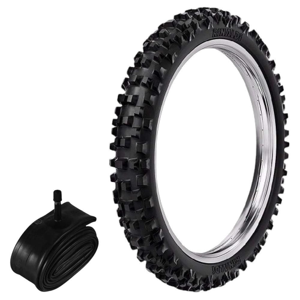 Kit Pneu Xr 250 Tornado Crf 230 80/100-21 51m Rw33  Rinaldi + Camara